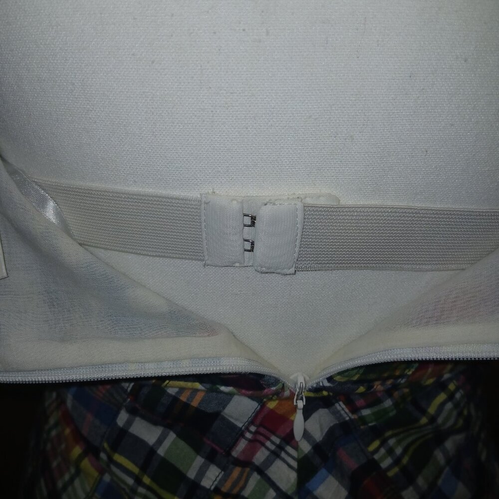 J.Crew Strapless Patchwork Madras Plaid Dress – Size 4 - Picture 5 of 7